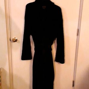 Men's Black Bathrobe
